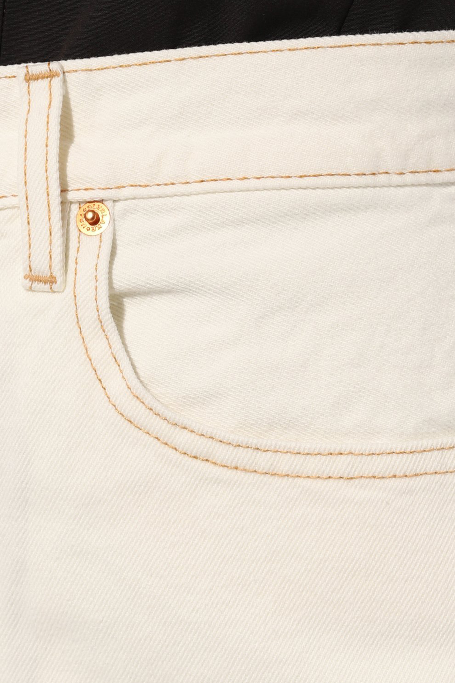 SLVRLAKE Milk jeans with contrast stitching